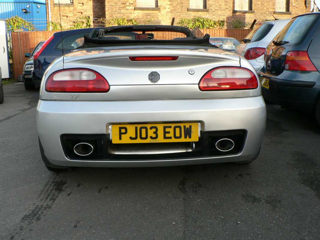 Mgf And Mg Tf Owners Forum Smoking Second Hand Exhaust 